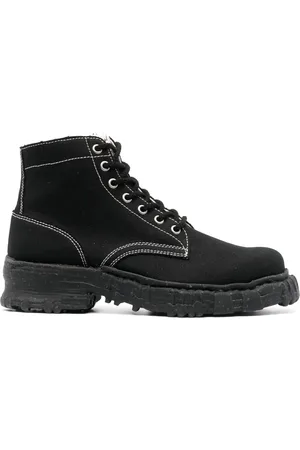 Maison Mihara Yasuhiro Stiefel aus Canvas mit Reißverschluss