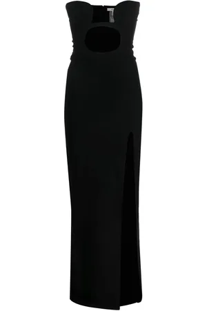Nensi Dojaka Trägerloses Kleid mit Cut-Outs