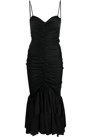 AMEN Drapiertes Midikleid