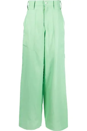 Stella McCartney High-Waist-Hose mit weitem Bein