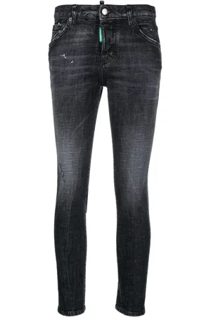 Dsquared2 Schmale Cropped-Jeans