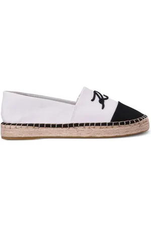 Karl Lagerfeld Espadrilles mit Logo-Stickerei