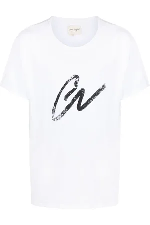 GREG LAUREN T-Shirt mit Logo-Print