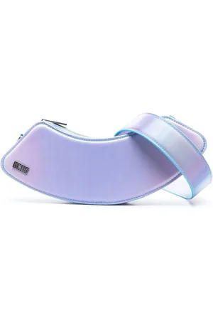 GCDS Schultertasche mit Schimmer-Optik