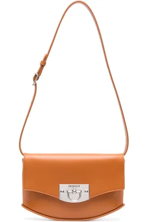 Durazzi Milano Schultertasche mit Logo-Gravur