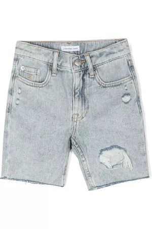 Calvin Klein Shorts - Ausgeblichene Jeans-Shorts