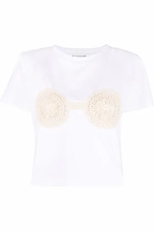 MAGDA BUTRYM T-Shirt mit Häkeldetail