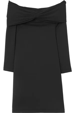 Burberry Schulterfreies Kleid mit Raffung