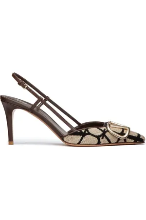 VALENTINO GARAVANI Slingback-Pumps mit Logo
