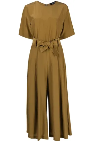 Fabiana Filippi Cropped-Jumpsuit mit Gürtel