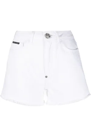 Philipp Plein Jeans-Shorts mit Kristallen