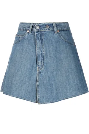 OUR LEGACY Ausgeblichener Jeansrock