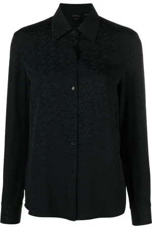 Pinko Hemd mit Jacquard-Logo