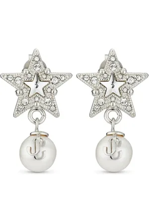 Jimmy Choo Ohrringe mit Kristall-Logo