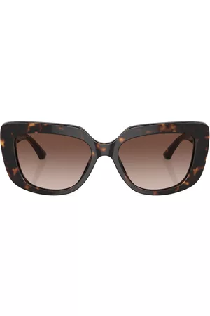 Bvlgari Damen Sonnenbrillen - Eckige Sonnenbrille mit Logo-Schild