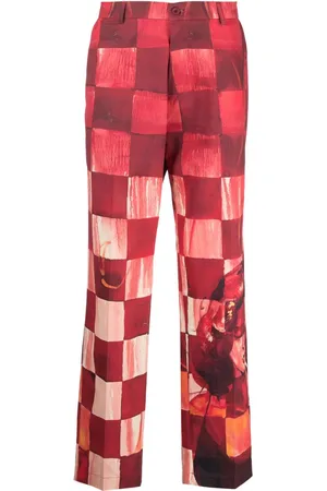 KIDSUPER STUDIOS Cordhose im Patchwork-Look