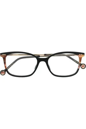 Carolina Herrera Eckige Brille in Schildpattoptik