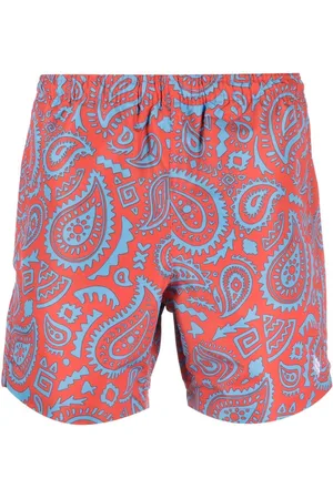 MARCELO BURLON Badeshorts mit Paisleymuster