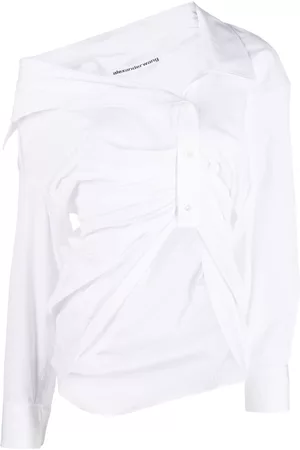 Alexander Wang Damen Blusen - Asymmetrisches Hemd mit Raffungen