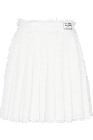 Balmain Minirock mit Falten