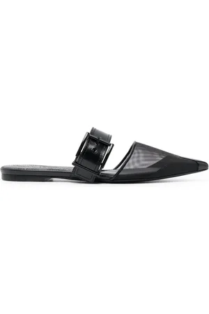 Alexander McQueen Flache Punk Mules mit spitzer Kappe