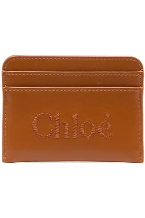 Chloé Kartenetui mit Logo-Stickerei