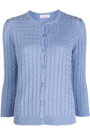 LE TRICOT PERUGIA Cardigan mit Zopfmuster