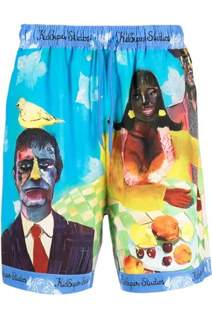 KIDSUPER STUDIOS Shorts mit grafischem Print