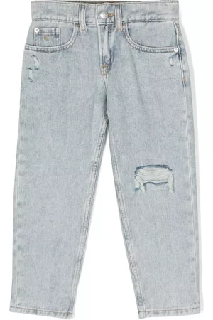Calvin Klein Jungen Cropped Jeans - Jeans im Distressed-Look