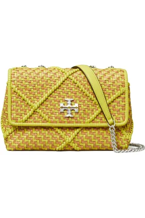 Tory Burch Kleine Kira Schultertasche mit Rautenmuster