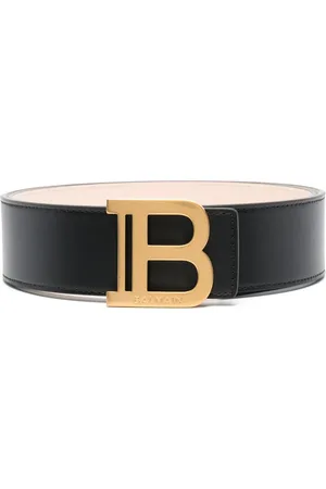 Balmain Gürtel mit Logo-Schild