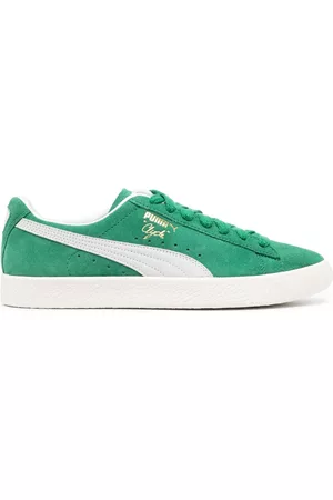 PUMA Flache Sneakers - Clyde Sneakers aus Wildleder