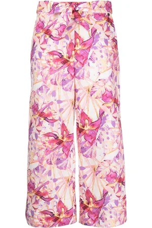 Liu Jo Cropped-Hose mit Blumen-Print