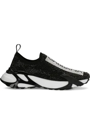 Dolce & Gabbana Fast Sneakers mit Strassverzierung