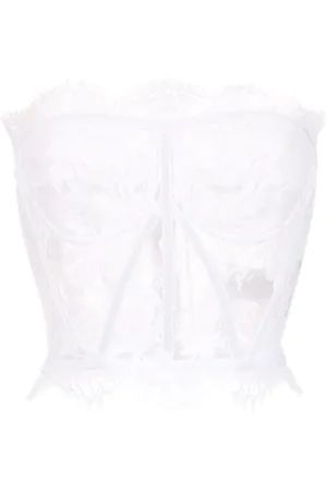 Dolce & Gabbana Trägerloses Spitzentop