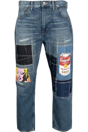JUNYA WATANABE Jeans mit Patchwork-Detail