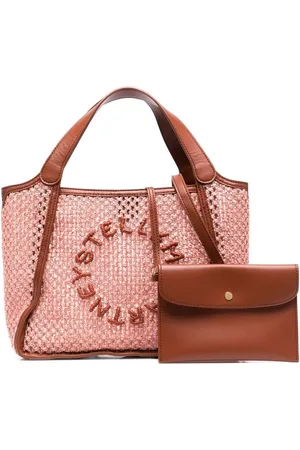 Stella McCartney Shopper mit Logo-Stickerei