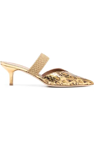 MALONE SOULIERS Mules mit Leoparden-Print 60mm