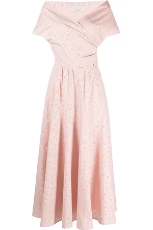 Serafini Kleid mit Lochstickerei