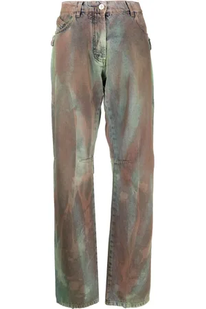 The Attico Hose mit Camouflage-Print