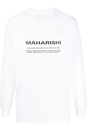 Maharishi Langarmshirt mit Logo-Print