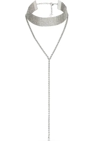 Jimmy Choo Halskette mit Kristallen
