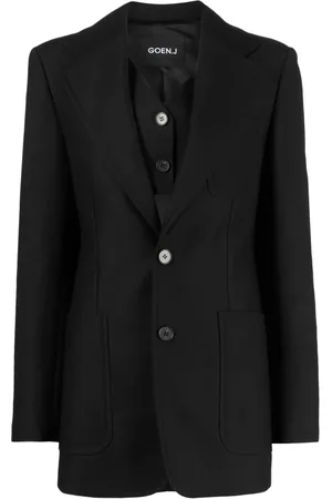 GOEN.J Blazer mit fallendem Revers