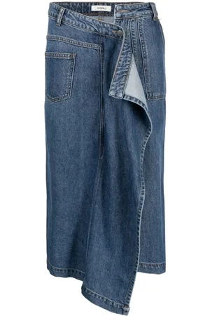 GOEN.J Asymmetrischer Jeansrock