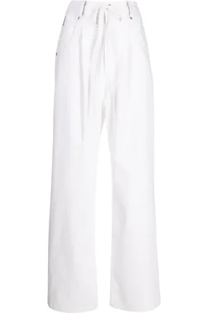 GOEN.J Weite Hose mit Kontrasteinsätzen