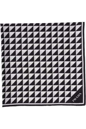 Prada Seidenschal mit Logo