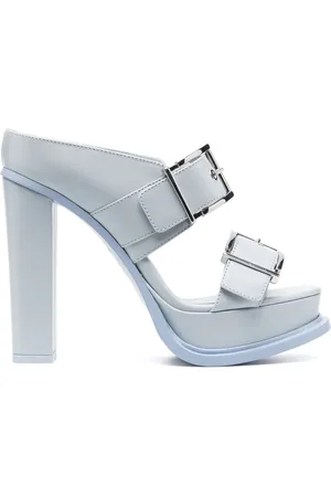 Alexander McQueen Mules mit Plateau 120mm
