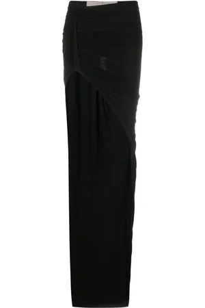 Rick Owens Asymmetrischer Maxirock