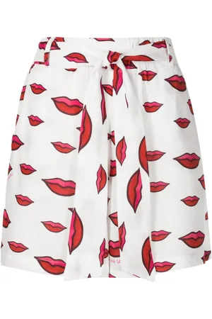 AMIR SLAMA Shorts mit Lippen-Print