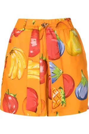 AMIR SLAMA Shorts mit grafischem Print